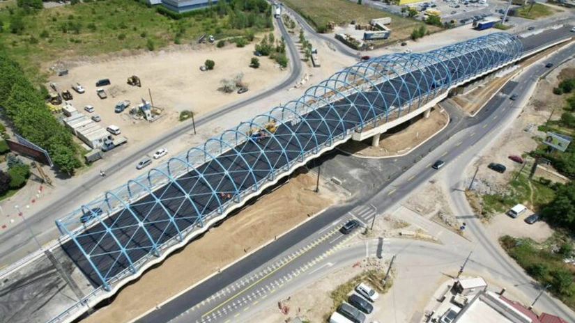 Cum arată pasajul rutier de la intrarea A2 în Capitală, înainte de inaugurare