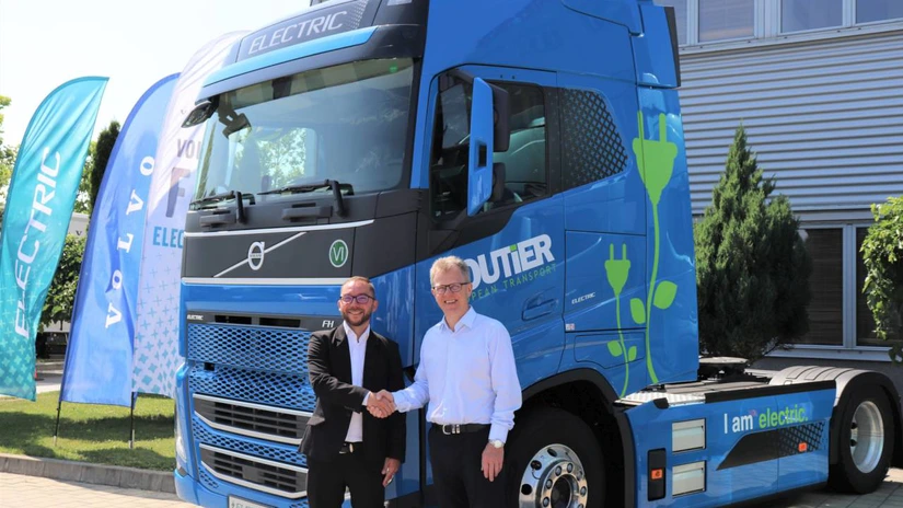 Un nou camion electric pe șoselele României: Routier European Transport a primit primul Volvo FH Electric