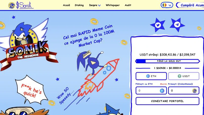 Noua monedă meme capabilă să genereze profit - $Sonik (P)