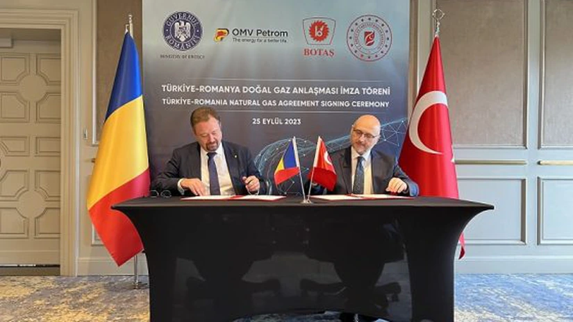 Petrom a semnat un contract de achiziție de gaze pe un an și jumătate cu firma turcă BOTAȘ