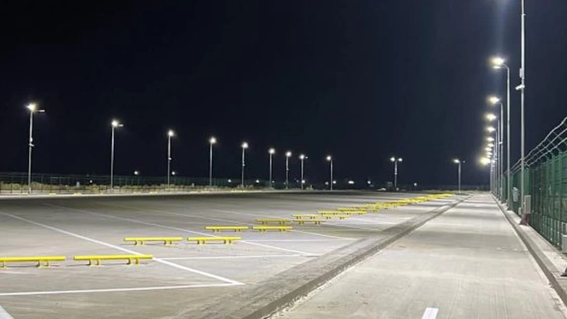 Prima parcare securizată pentru camioane din sudul României a fost deschisă pe Centura Ploiești