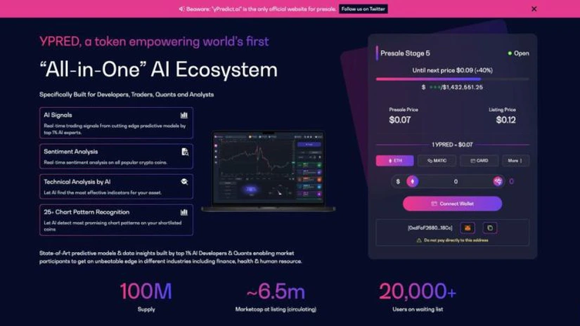 Platforma de semnale cripto yPredict dedică 3,6 milioane USD pentru sistemul său dedicat utilizatorilor noi. Cum funcționează? (P)