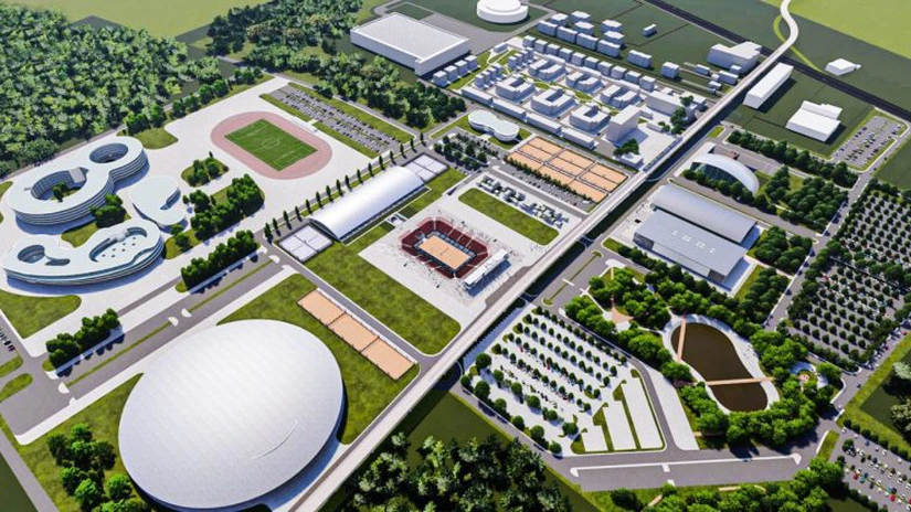 Mega-proiectul gândit de Ion Țiriac în Otopeni va avea și locuințe. Cum va arăta complexul sportiv FOTO
