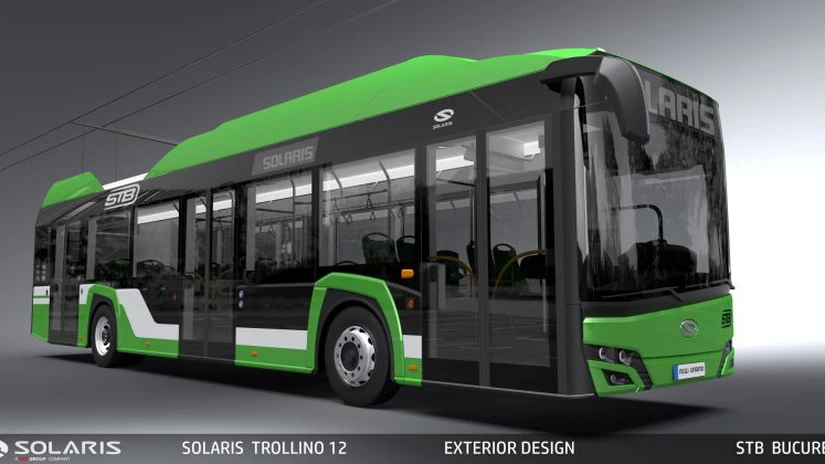 Imagini noi cu troleibuzele Solaris care vor circula anul viitor în București