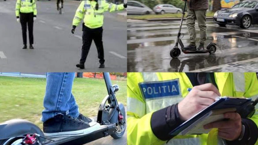 Poliţia locală poate acorda sancţiuni conducătorilor de trotinete electrice - Lege promulgată de Iohannis