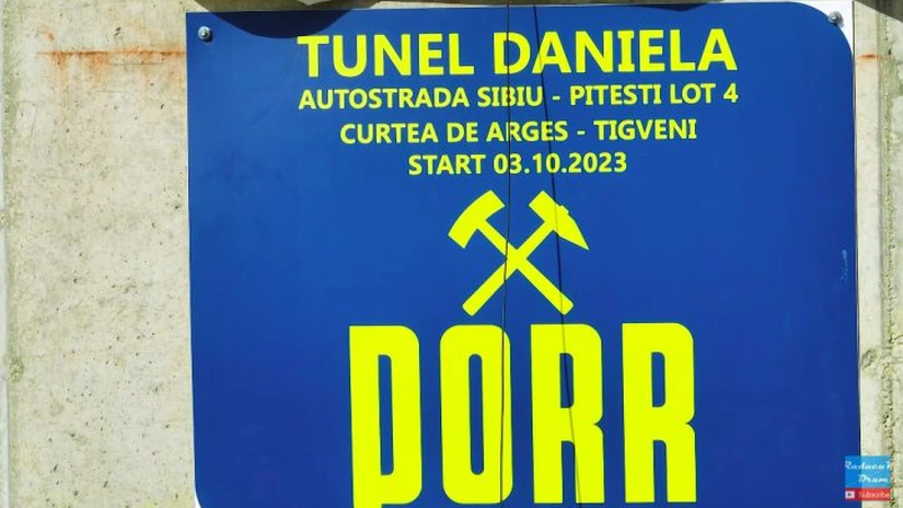 Autostrada Sibiu - Pitești: Austriecii de la Porr au dat startul oficial al lucrărilor la primul tunel veritabil de autostradă din România, botezat 