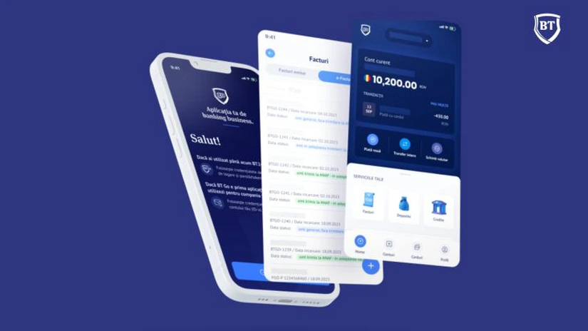 Banca Transilvania prima instituție de credit care va avea grijă de e-Facturile clienților săi. Firmele pot emite și trimite automat e-Factura către ANAF, prin BT Go
