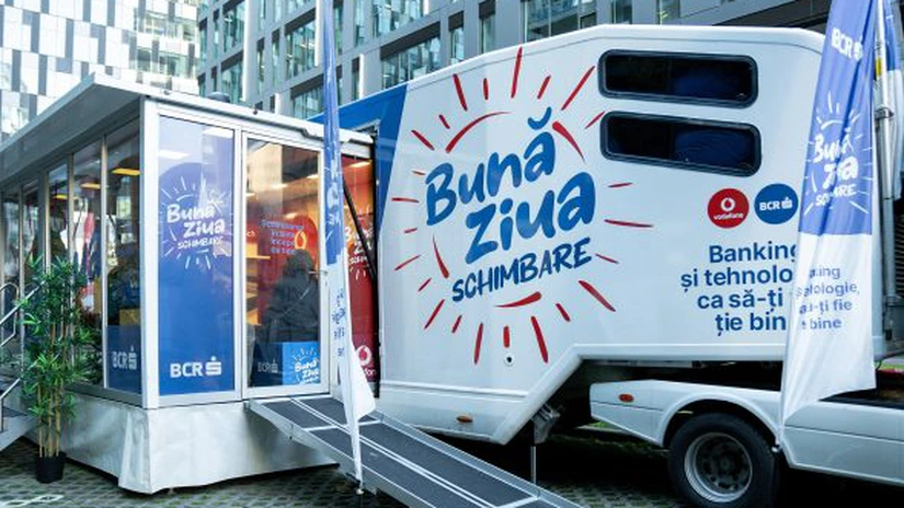 Peste 2.000 de români din zonele rurale și mici urbane au beneficiat de educație financiară și digitală, prin caravana ”Bună ziua, schimbare!”, un demers comun BCR și Vodafone   