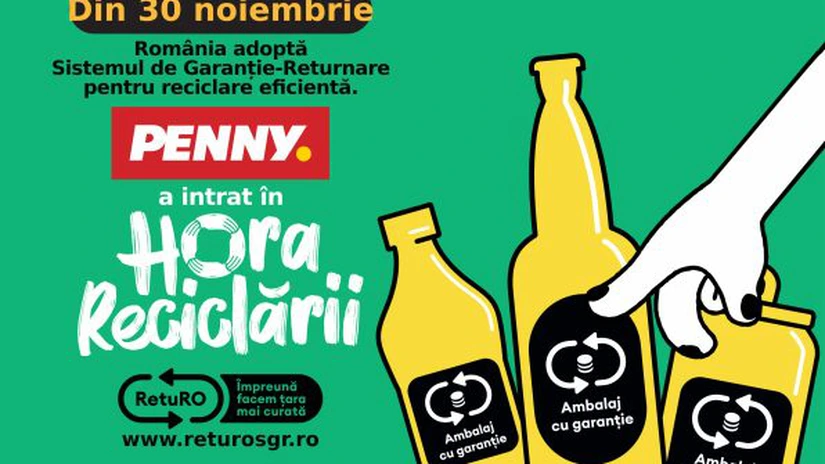 Aparatele unde se reciclează prin Sistemul Garanție-Returnare au necesitat o investiție de 21,2 milioane de euro pentru Penny