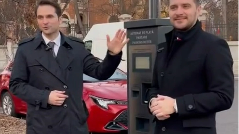 Viceprimarul Bucureștiului Stelian Bujduveanu: 100 de parcometre sunt amplasate în parcările din inelul central și urmează să fie montate încă 200