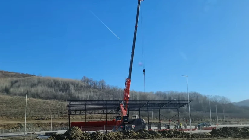 Autostrada Sibiu - Pitești: Imagini noi de pe lotul 4, ajuns la stadiu fizic de peste 12%