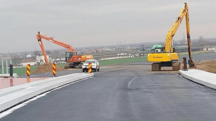 Drum Expres Oradea - A3: Strabag a reluat lucrările ce trebuie finalizate în martie - CNAIR FOTO