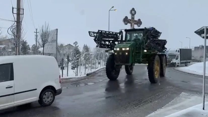 Fermierii şi transportatorii doljeni și-au continuat protestul la Craiova. Cerealcom, una dintre cele mai mari companii agricole din țară, s-a alăturat acțiunii