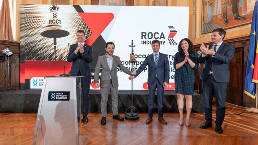 Roca Industry se tranzacționează sub simbolul bursier ROC1 din 11 martie pe Piaţa Reglementată a BVB, după doi ani de tranzacționare pe piața AeRO
