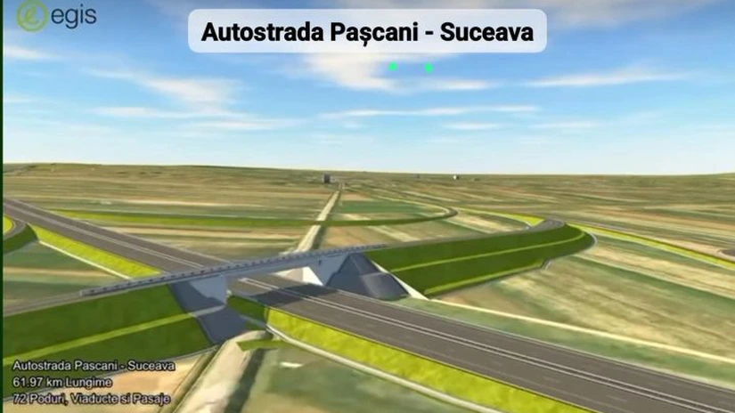 Autostrada A7 Pașcani - Suceava: Anunțul de licitație pentru lotul 1, publicat joi în SEAP