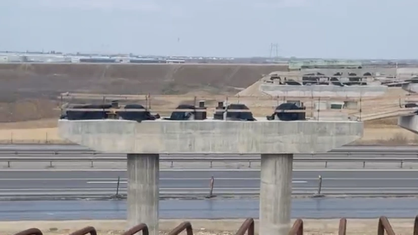 Autostrada Bucureștiului: Primul element de tablier al pasajului peste A1 va fi ridicat miercuri - secretar de stat