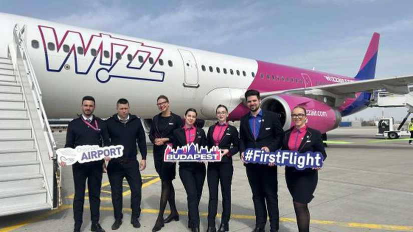 Wizz Air a reluat de astăzi zborurile dintre Chișinău și Budapesta