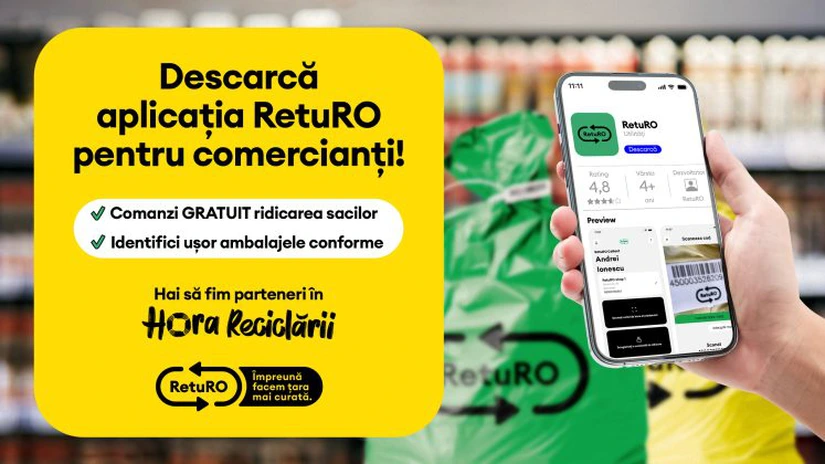 Cum se folosește aplicația dedicată magazinelor care colectează manual ambalaje cu garanție. Ghid RetuRO