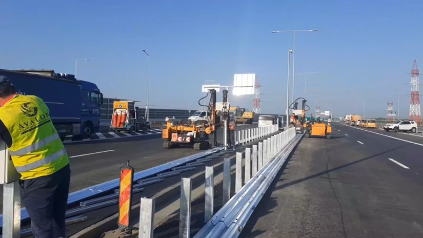 Autostrada Bucureștiului A0: Luni vor fi dați în trafic încă 13 kilometri. Ultimele pregătiri VIDEO