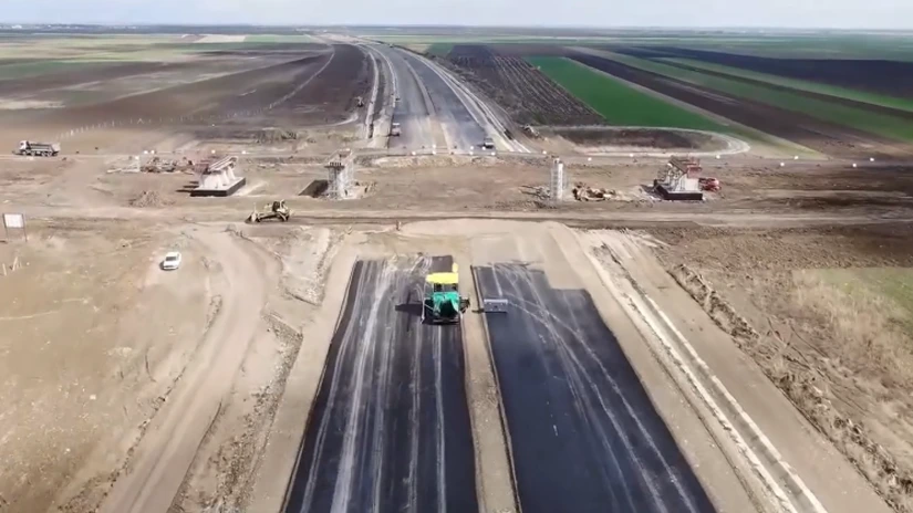 Autostrada Ploiești - Buzău: Asocierea Coni - Trace a mobilizat 650 de muncitori și 300 de utilaje pe lotul 2, realizat 61,5% - CNAIR