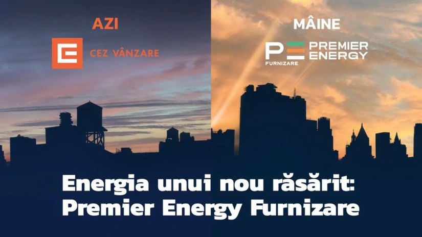 Premier Energy finalizează achiziția CEZ Vânzare, care devine Premier Energy Furnizare. Grupul a ajuns la 2,4 milioane de clienți