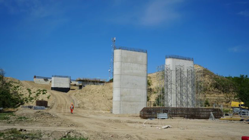 Autostrada A7 Buzău - Focșani: UMB a ajuns la un stadiu fizic de 35% pe tronsonul 1