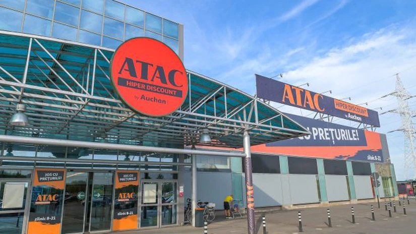 Retailerul francez Auchan a transformat hipermarketul din Galați în ATAC. Este a cincea unitate pe formatul hiper discount a companiei. Procesul continuă