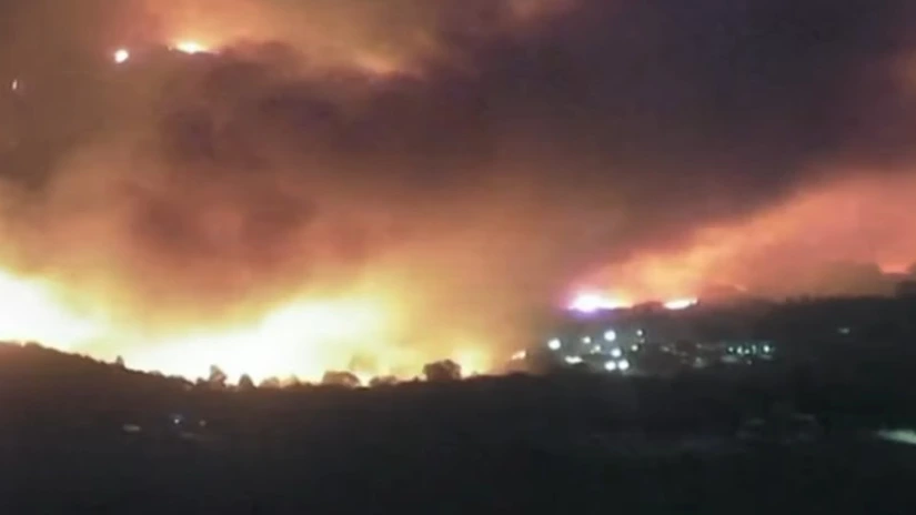 Noi incendii de pădure au izbucnit în statul american California, în contextul temperaturilor foarte ridicate (Video)