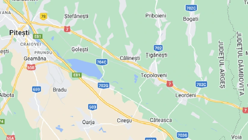 Autostrada București - Pitești, închisă temporar pentru lucrări la DEx12