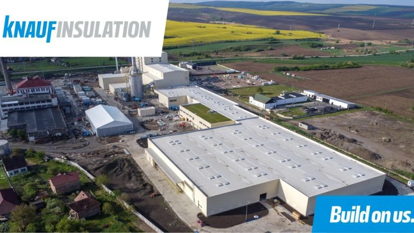 Knauf Insulation pornește la Târnăveni cea mai modernă fabrică de vată de sticlă a grupului din Europa Centrală și de Est, de 140 milioane euro. Angajează peste 100 de persoane