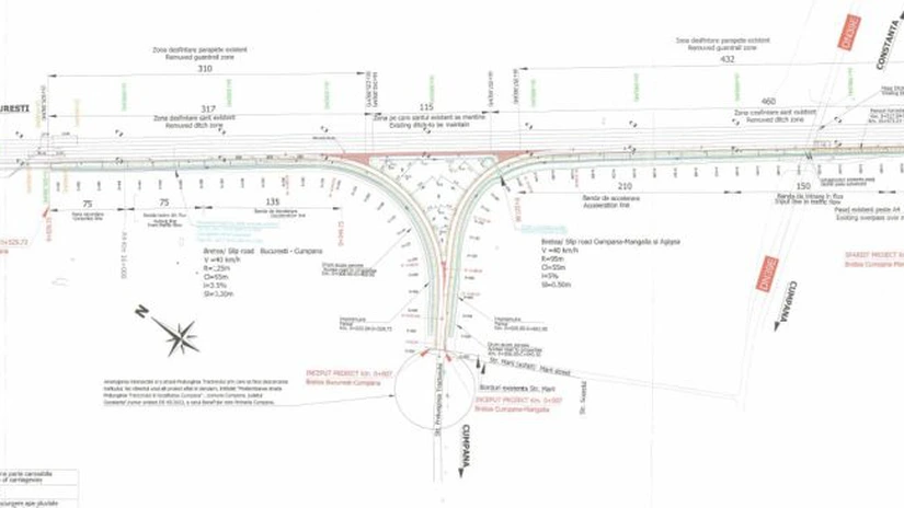 CNAIR a primit o singură ofertă la licitația pentru construirea nodului rutier Cumpăna A4 - DN 39E