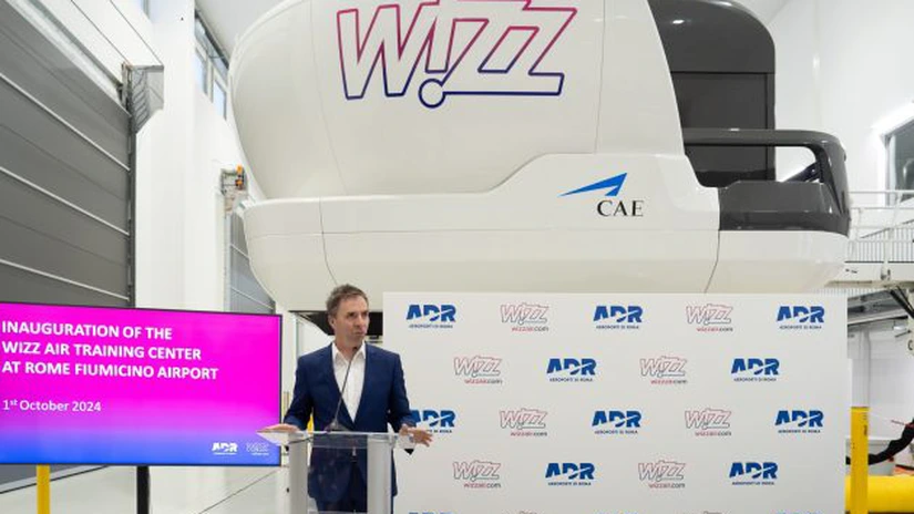 Wizz Air a deschis noul centru de pregătire a piloților de la Aeroportul Fiumicino din Roma, în care a investit 38 de milioane de euro