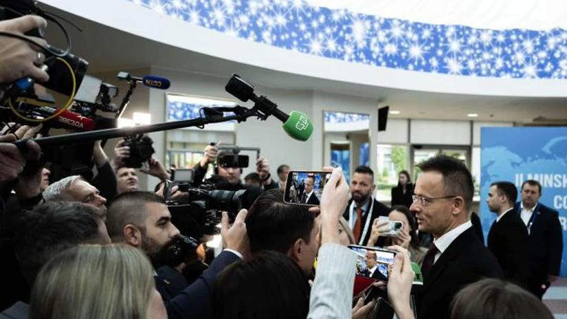 Ministrul ungar de Externe Peter Szijjarto, aflat în vizită la Minsk, critică sancțiunile UE împotriva Belarus