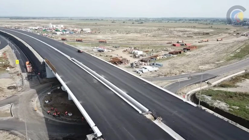 Cum se lucrează acum pe autostrada Buzău-Focșani, care va fi gata până la sfârșitul anului. VIDEO