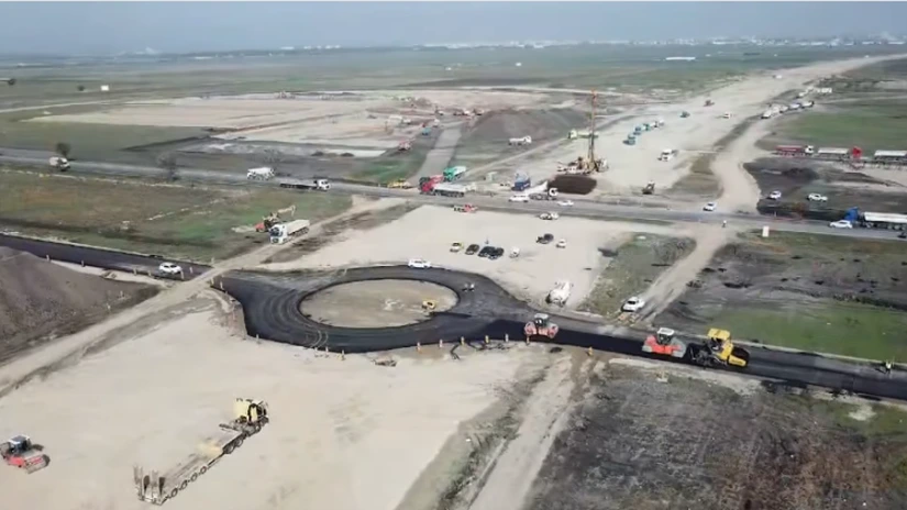 Autostrada A7 Ploiești - Buzău: Au fost produse 44 din cele 390 de grinzi din beton pentru lotul 3 - secretar de stat