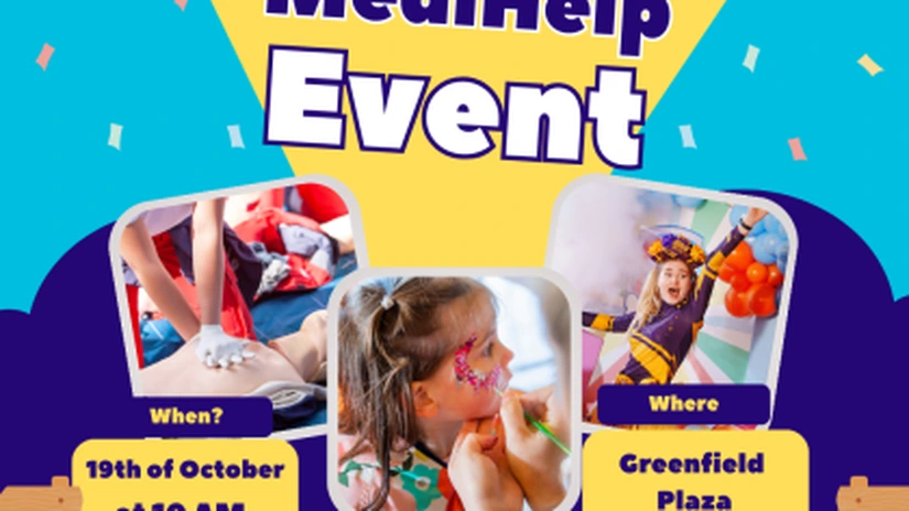 Cadou pentru locuitorii Greenfield Băneasa. Liderul regional al asigurărilor de sănătate, cursuri de prim ajutor în colaborare cu Impact Developer și Crucea Roșie. Medihelp donează un defibrilator comunității