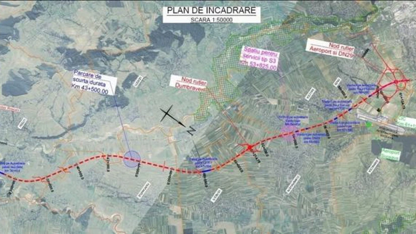 CNAIR a primit trei oferte la licitația de construire a primului lot din autostrada Pașcani - Suceava