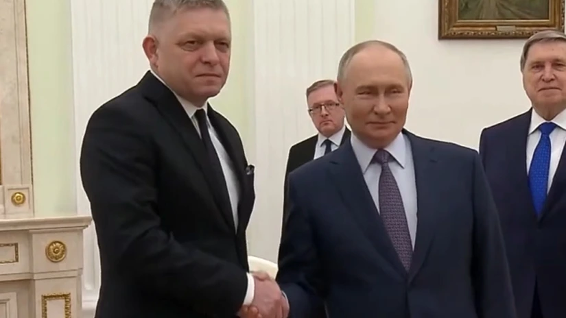 Putin: Premierul Robert Fico ne-a propus ca Slovacia să fie gazda negocierilor de pace dintre Rusia și Ucraina. E o soluție acceptabilă