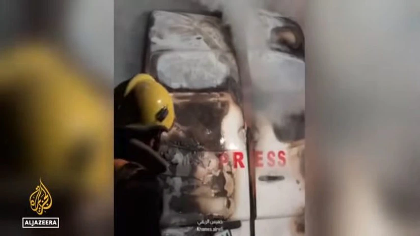 Un post de televiziune palestinian anunță că cinci dintre jurnaliștii săi au fost uciși de un atac al armatei israeliene