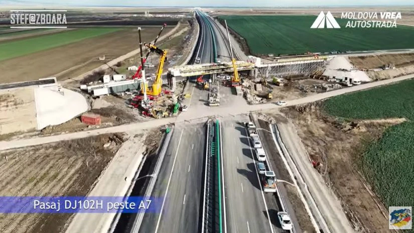 Autostrada A7 Ploiești - Buzău. Peste 11 kilometri din lotul 1 vor fi închiși începând de luni, până la finalizarea lotului 2