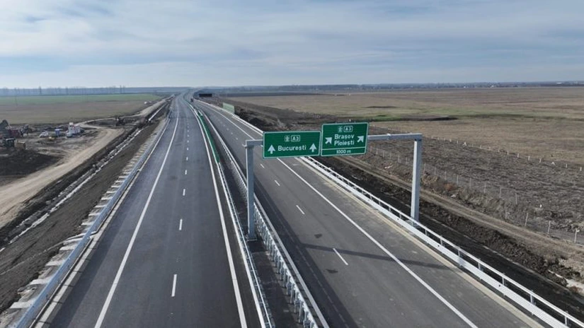 Autostrada Moldovei: A fost deschisă circulația pe lotul 1 din A7 Ploiești - Buzău (Video)
