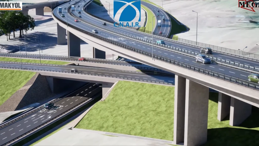 Autostrada A13 Sibiu - Făgăraș: Cum va arăta intersecția cu A1 de la Boița, cel mai complex nod rutier din România
