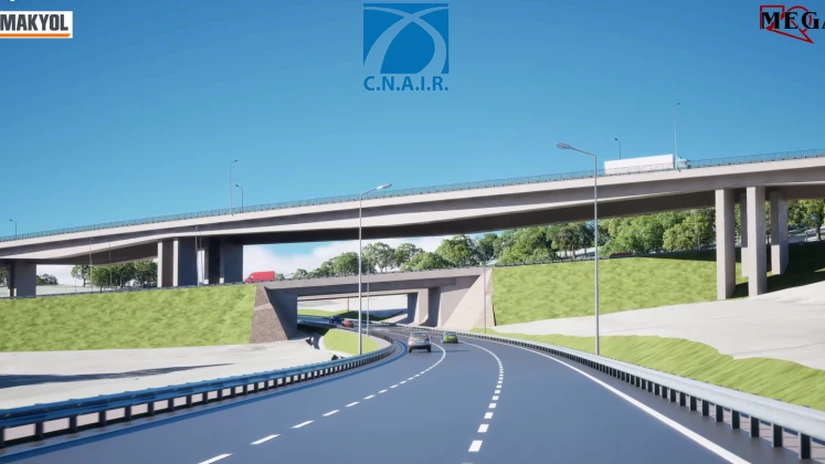 Autostrada A13 Sibiu - Făgăraș: Turcii de la Makyol au început lucrările la primul pod