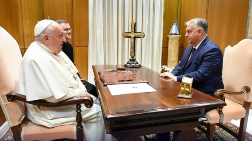 Viktor Orban a discutat cu Papa Francisc despre perspectivele de pace în Ucraina