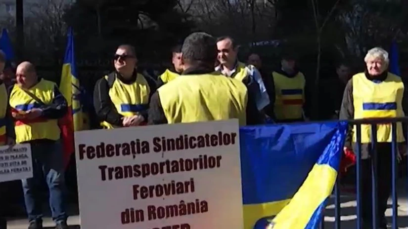 Angajații feroviari și rezerviștii militari anunță că vor protesta pe 24 ianuarie în fața Guvernului. 30.000 de persoane sunt așteptate la miting