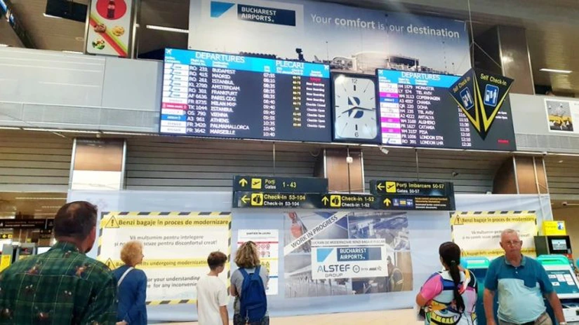Peste 26 de milioane de pasageri au tranzitat anul trecut aeroporturile din România, în creștere cu aproape 6%