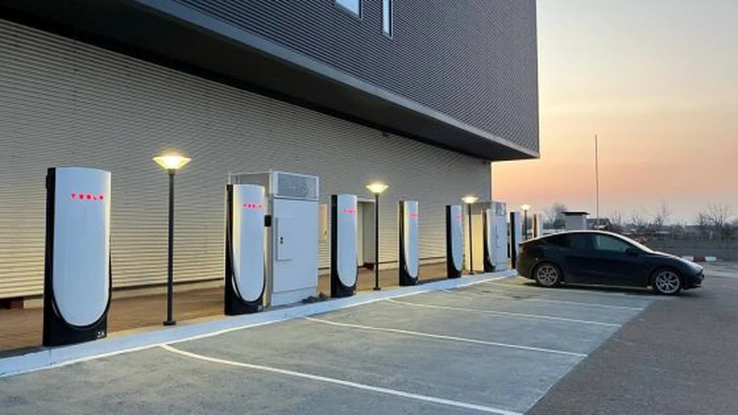 Tesla a inaugurat o nouă zonă de încărcare Supercharger în România