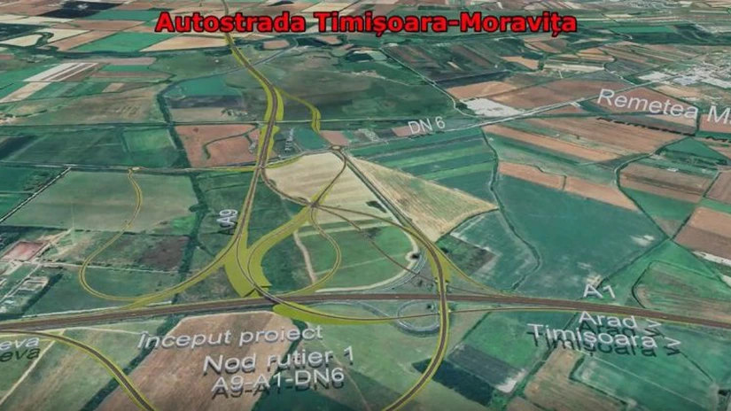 Autostrada A9 Timișoara - Moravița. Nouă oferte pentru construirea primului lot al șoselei de mare viteză spre Serbia