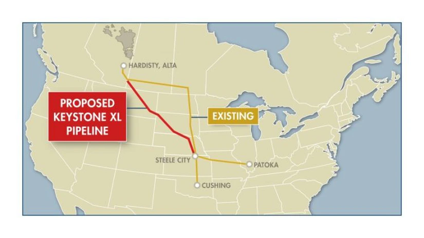 Trump cere reluarea urgentă a construirii oloeductului SUA-Canada Keystone XL, proiect abandonat în 2021
