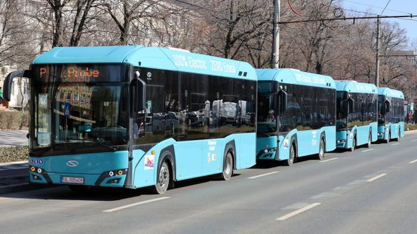 Orașul din România în care încep să circule din 1 aprilie autobuze electrice